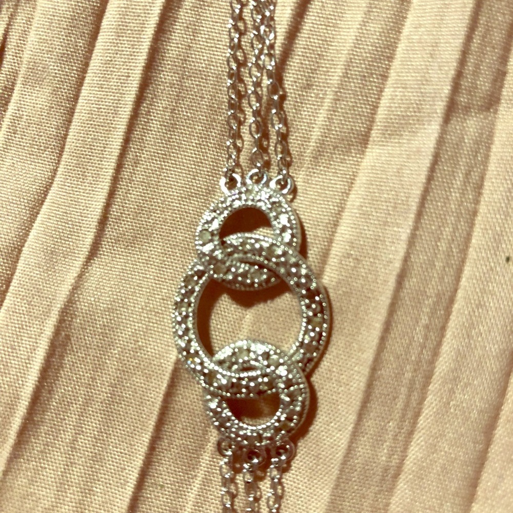 Authentic Diamond and Silver bracelet